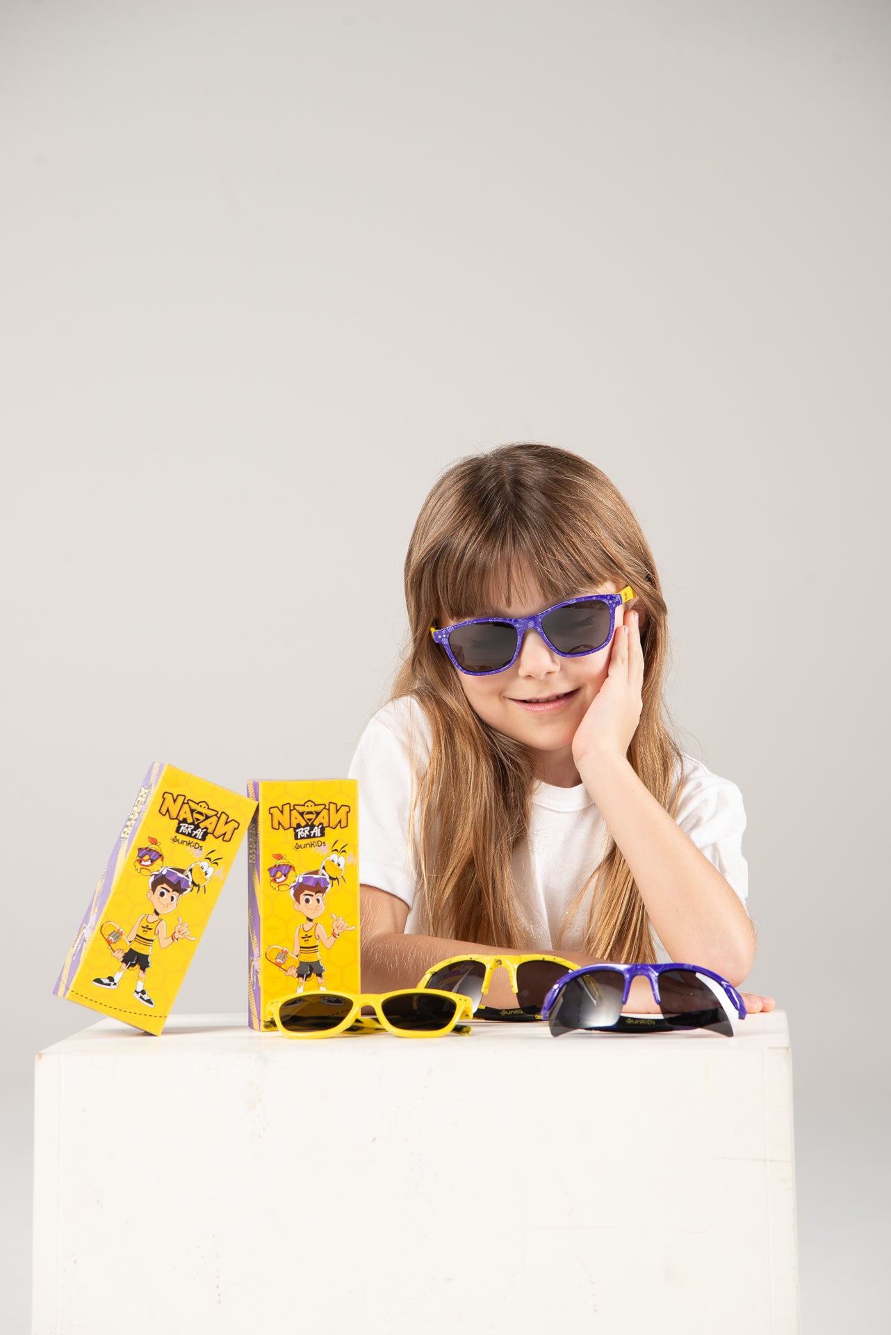 Óculos de sol infantil flexível - Natan Por Aí Quadrado