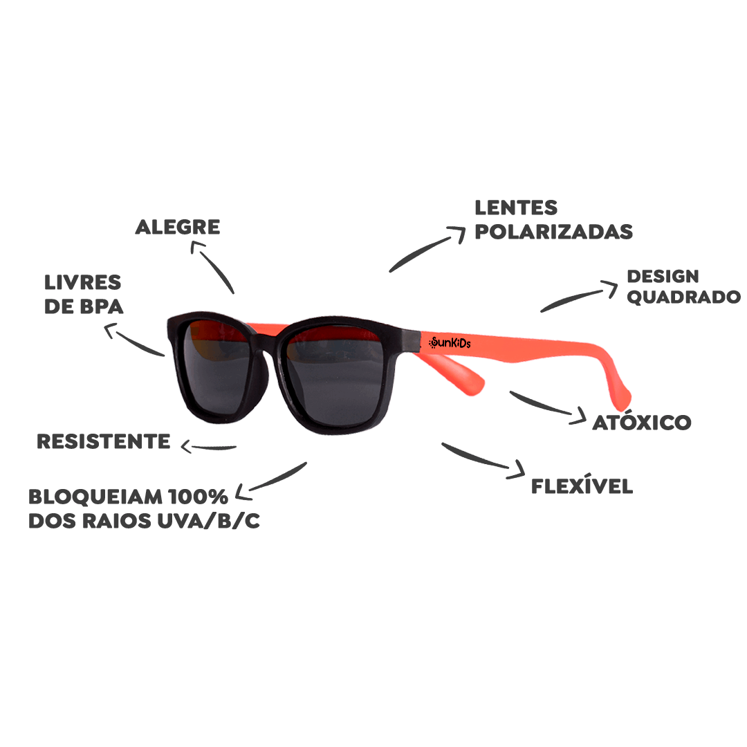 Óculos de Sol Infantil Flexível - Bridge Bebê (SK)