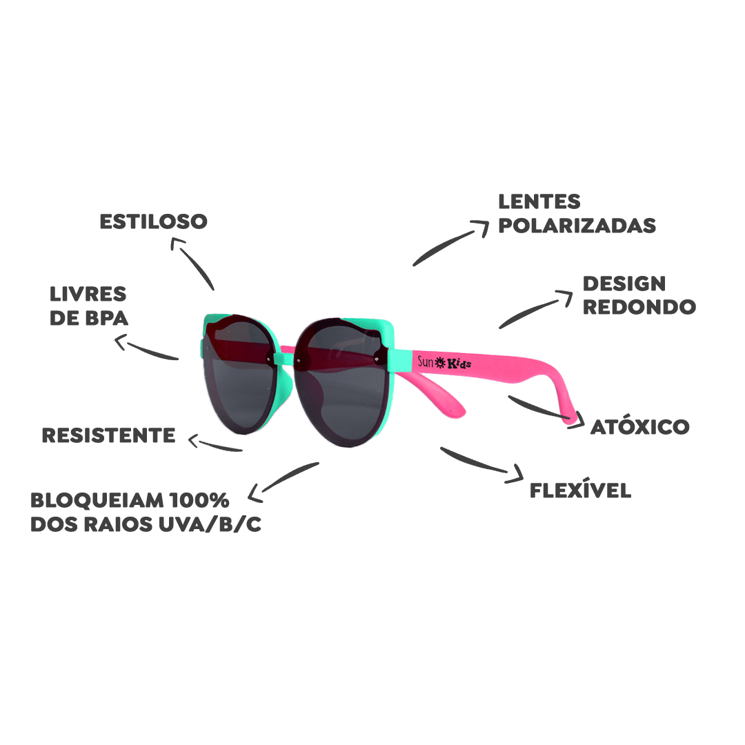 Óculos de Sol Infantil Flexível - Cuttie (SK)