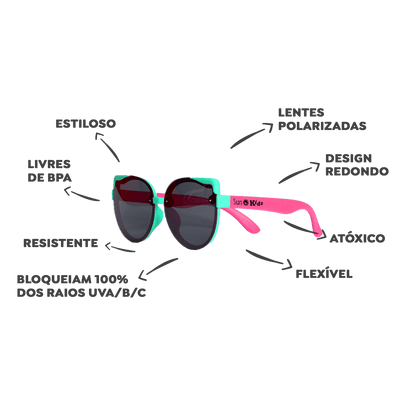 Óculos de Sol Infantil Flexível - Cuttie (SK)