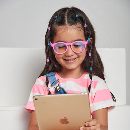 Óculos Anti Luz Azul infantil flexível Maria Clara e JP - Blueflex Retrô