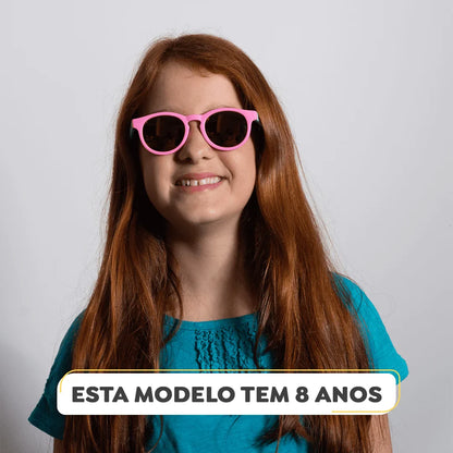 Óculos de Sol Infantil Flexível - Retrô