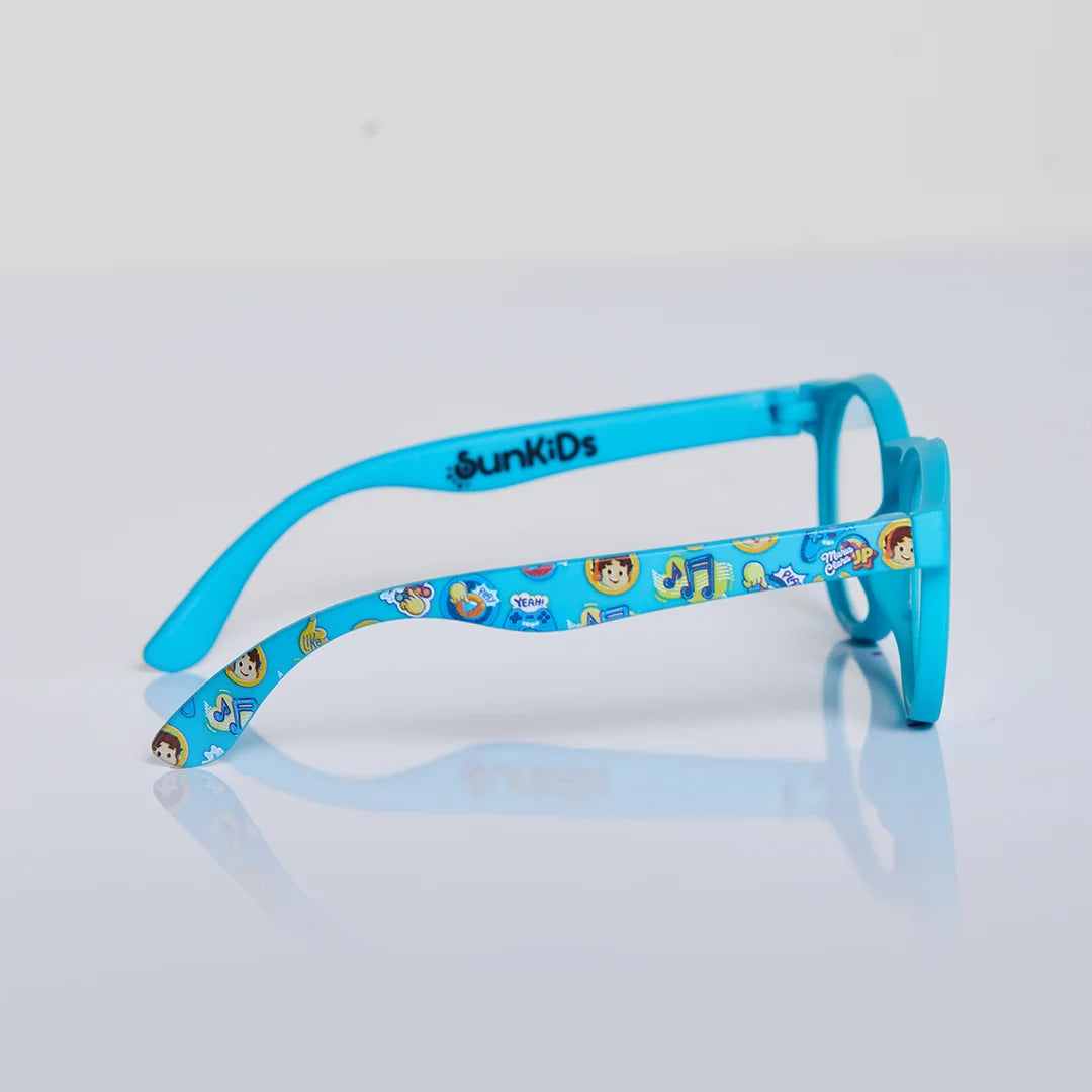 Óculos Anti Luz Azul infantil flexível Maria Clara e JP - Blueflex Retrô