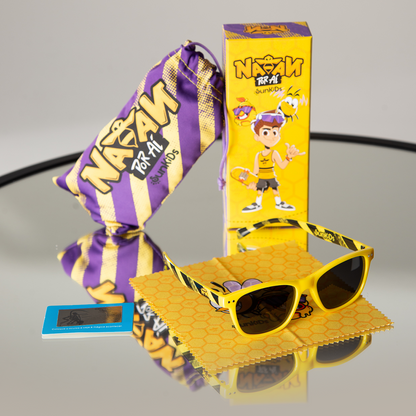 Óculos de sol infantil flexível - Natan Por Aí Quadrado