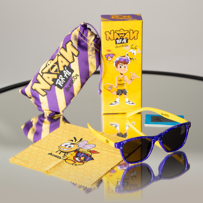 Óculos de sol infantil flexível - Natan Por Aí Quadrado