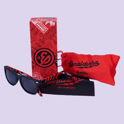 Óculos de sol infantil flexível - Enaldinho (Quadrado)