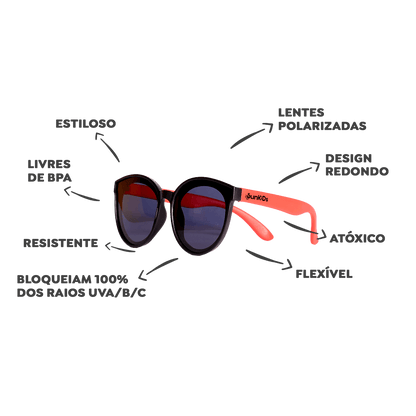 Óculos de Sol Infantil Flexível - Z Generation (SK)
