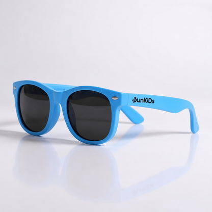 Óculos de Sol Infantil Flexível - SunKids - Azul