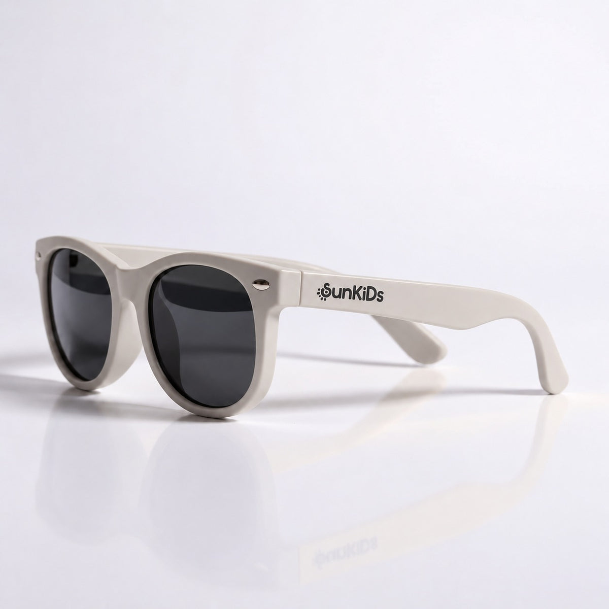 Óculos de Sol Infantil Flexível - SunKids - Off-white