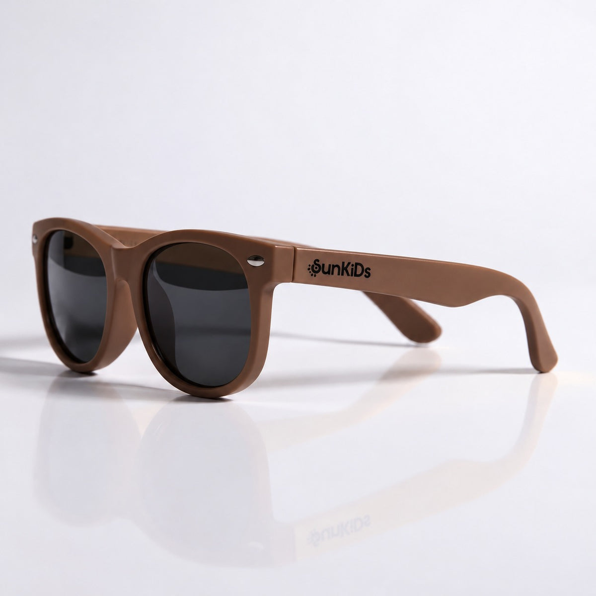 Óculos de Sol Infantil Flexível - SunKids - Marrom